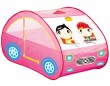 Детская игровая палатка Автомобиль розового цвета в  комплекте с сумкой (130х70х72 см)