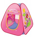Детская игровая палатка Красивый домик розовый в  комплекте с сумкой (73х71х83 см)