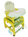 Стол-стул трансформер Малыш. Цвета: желтый и зеленый