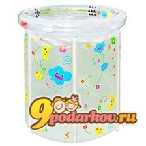 Детский надувной бассейн-стакан Mambobaby от 0 до 4 лет (прозрачный)