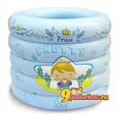 Детский надувной бассейн Принц (голубой) Mambobaby в комплекте, от 0 до 4 лет