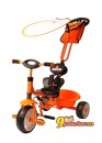 Трехколесный велосипед с ручкой Rich Toys Trike T18-F Orange, цвет оранжевый