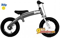 Велобалансир + 2-х колесный велосипед Hobby-bike dark grey со стальной рамой, цвет темно-серый