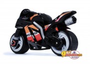 Аккумуляторный мотоцикл Injusa 6V Moto REPSOL, цвет черный и оранжевый