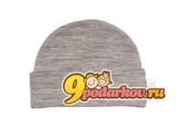 Шапочка BABU Merino Hat Grey 3-6, цвет серый