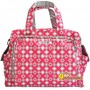 Дорожная сумка или сумка для двойни Ju-Ju-Be Be Prepared PINK PINWHEELS, цвет красный с рисунком