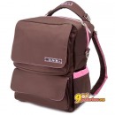 Сумка рюкзак для детских принадлежностей Ju-Ju-Be PackaBe BROWN/BUBBLEGUM, цвет коричневый с розовыс