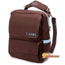 Сумка рюкзак для детских принадлежностей Ju-Ju-Be PackaBe BROWN/ROBIN, цвет коричневый с голубым