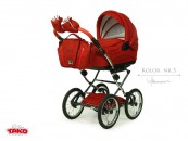 Детская коляска Tako ACOUSTIC 2 в 1, цвет красный