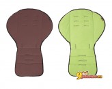 Двусторонняя флисовая накидка Reverse Fleece от Mountain Buggy, цвет шоколадный и зеленый