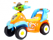 Электроквадроцикл для детей от 2 до 4 лет, цвет оранжевый 6v