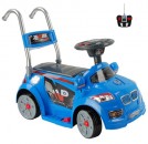 Электромобиль с радиоуправлением Mini BMW для детей от 2 до 4 лет, цвет синий  6v