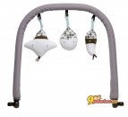 Аксессуар для шезлонга Beaba Bouncer accessories (canopy + arch), цвет PASTEL BLUE