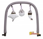 Аксессуар для шезлонга Beaba Bouncer accessories (canopy + arch), цвет PASTEL PINK