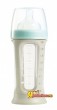 Бутылочка для кормления Beaba BIBOZ: 1st stage silicone feeding bottle 210 ml, цвет PASTEL BLUE