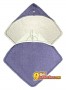 Банное двухстороннее полотенце с капюшоном Lodger Bubbler 75x75, Purple