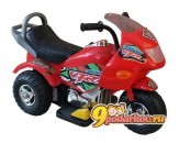 Детский электромотоцикл TjaGo MINI-2, с аккумулятором на 6 вольт, цвет - красный