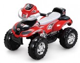 Электроквадроцикл для детей от 3 до 6 лет XT Sport , цвет черный / красный 6v