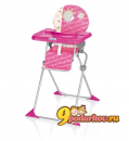 Компактный стульчик для кормления Brevi Junior, цвет розовый