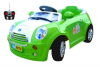 Электромобиль с радиоуправлением для детей от 3 до 6 лет Cooper Clubman, цвет зеленый 6v