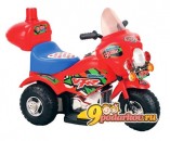 Мотоцикл TjaGo MINI; аккумулятор 6 вольт, 4,5 A/h; время работы 1 заряда бат. 1-1,5часа; мощность мотора 15 ватт, цвет красный