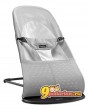 Кресло-шезлонг Babybjorn Balance Soft Silver/White (Air Mesh), цвет серебристый и белый