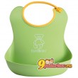 Мягкий нагрудник с карманом для крошек Babybjorn Soft Bib Green, цвет зеленый
