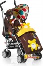 Детская коляска Cosatto Swift Lite Supa с игрушкой You & Me, расширенная 4-летняя гарантия, цвет коричневый с желтым, с рисунком и с разноцветными надписями