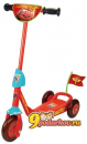 Детский 3-х колесный самокат Тачки (красный) фирмы Smoby для детей от 2 лет