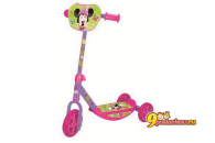 Детский 3-х колесный самокат Minnie Mouse (розово-сиреневый) фирмы Smoby для детей от 2,5 лет