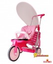 Велосипед-коляска 3 в 1 Italtrike  EVOLUTION pink, цвет розовый