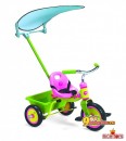Детский трехколесный велосипед Italtrike Be Happy, цвет розово-салатовый