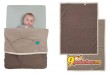 Одеяло Lodger Baby Dreamer Fleece 75x100см Buffalo, цвет коричневый