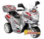 Электромотоцикл для детей от 2 до 5 лет TjaGo CYCRA 6v, цвет серый