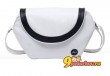 Сумка Mima Trendy Bag Snow White, цвет белый с черной отделкой