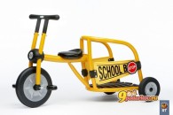 Трехколесный детский велосипед Italtrike SCHOOL BUS DYNAMIC, цвет желтый