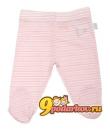 Ползунки BABU Merino Legging/Ft Pink/St 3-6, цвет розовый в полоску