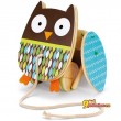 Развивающая деревянная игрушка-каталка Skip Hop Treetop Friends Flapping Owl Pull Toy, Совенок