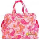 Дорожная сумка или сумка для двойни Ju-Ju-Be Be Prepared PERFECT PAISLEY,  цвет розовый и оранжевый