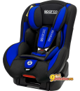 Автокресло Sparco F500K Blue для детей весом 0-18 кг, цвет синий и черный