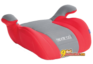 Бустер Sparco F100K Red для детей весом от 22 до 36 кг, цвет красный