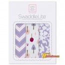 Набор пеленок SwaddleDesigns Swaddle Lite Lavender Lite 3 шт, цвет лавандовый