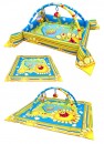 Детский коврик Счастливый лягушонок размером 86х66х65 см с подушкой и игрушками на игровой дуге