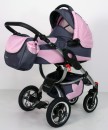 Детская коляска Tako Captiva Mohican Collection 3 в 1, цвет графит-розовый